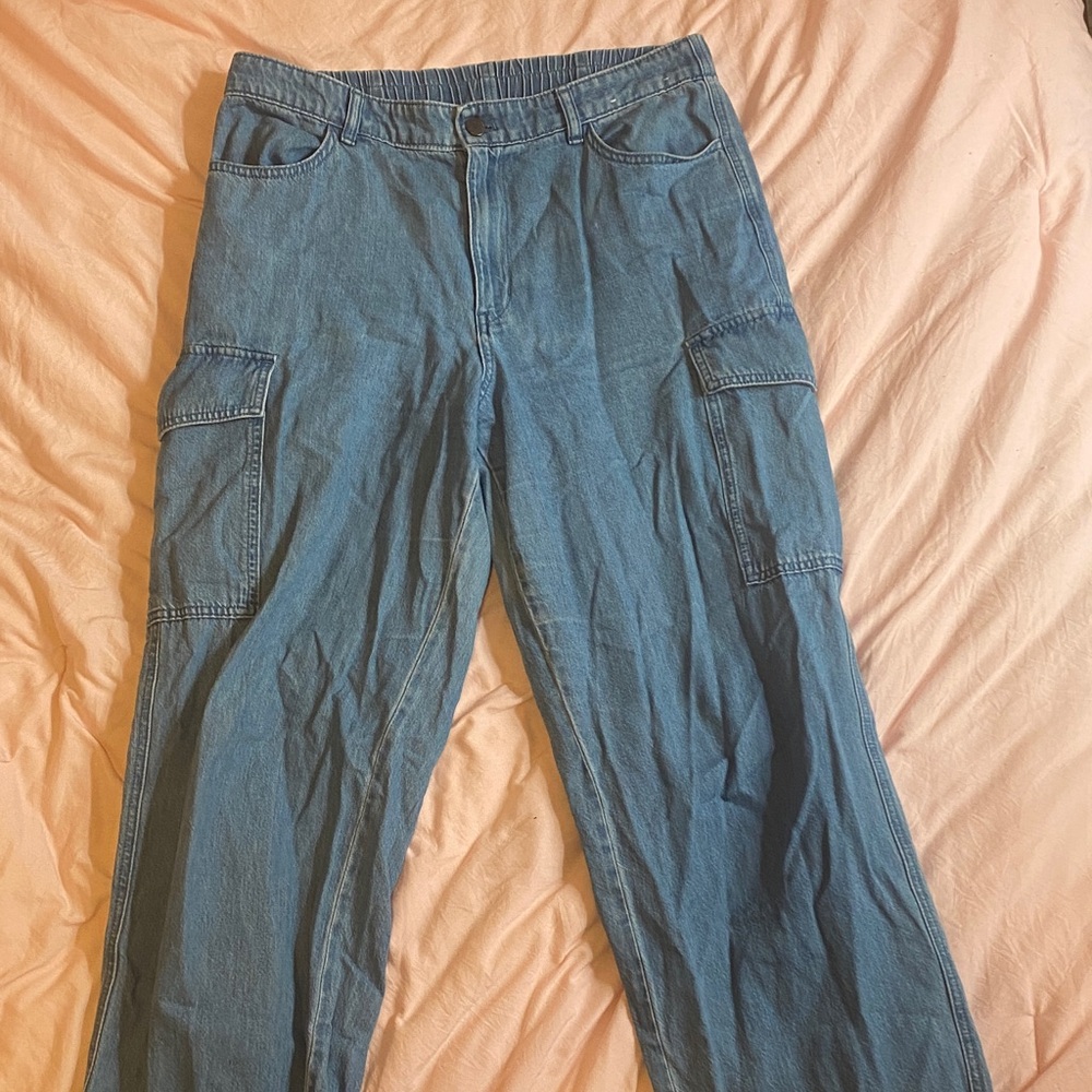 Uniqlo Women's Blue Flare Jeans